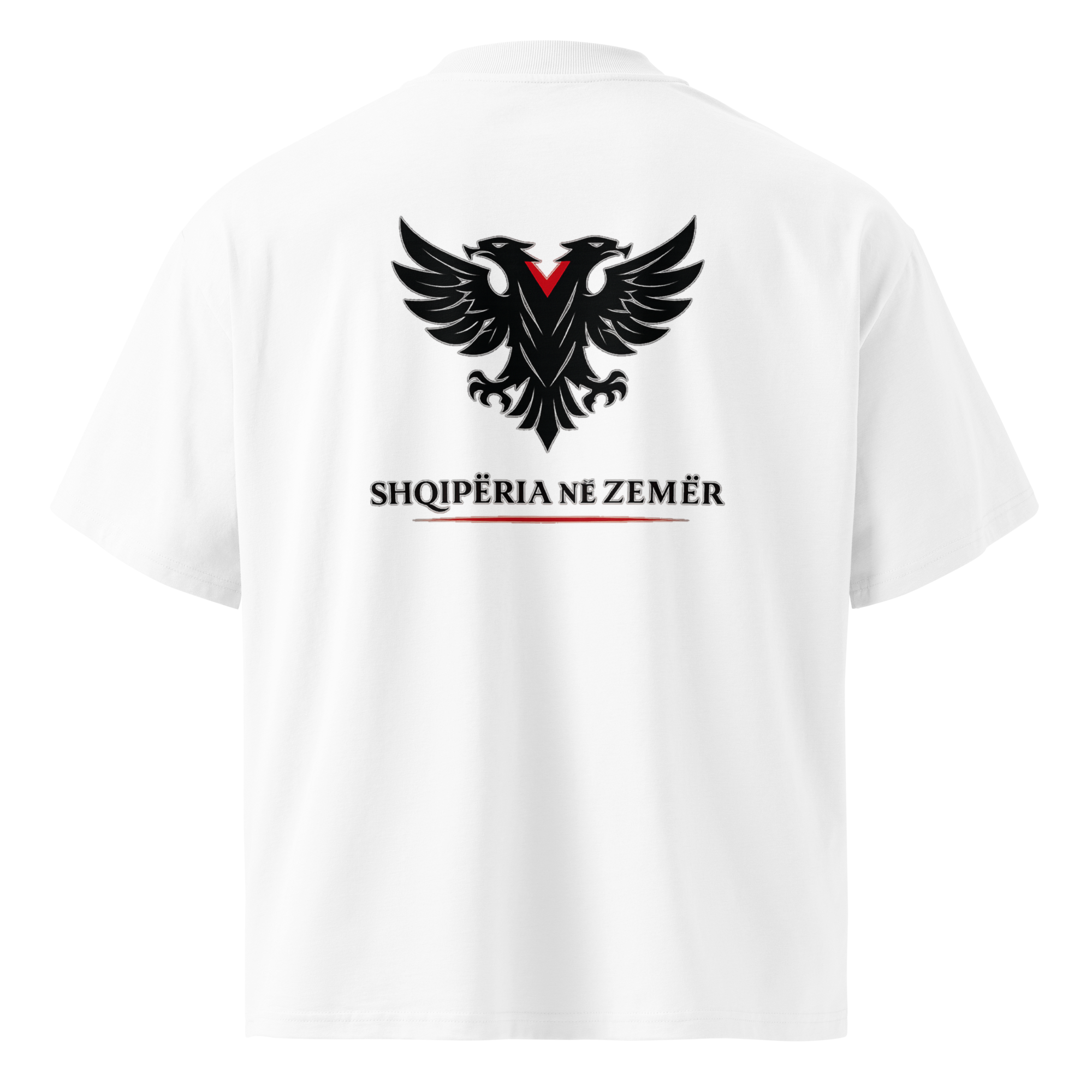 BESA Unisex Bio-Oversize-T-Shirt mit hohem Kragen